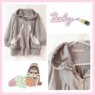 フィント(F i.n.t)のBaby&Babyシフォンブルゾンパーカ(ブルゾン)