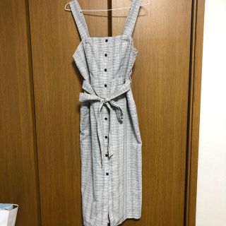 ダブルクローゼット(w closet)のチェックワンピース(ひざ丈ワンピース)