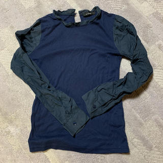 ダブルクローゼット(w closet)の異素材切り替えシャツ(シャツ/ブラウス(長袖/七分))