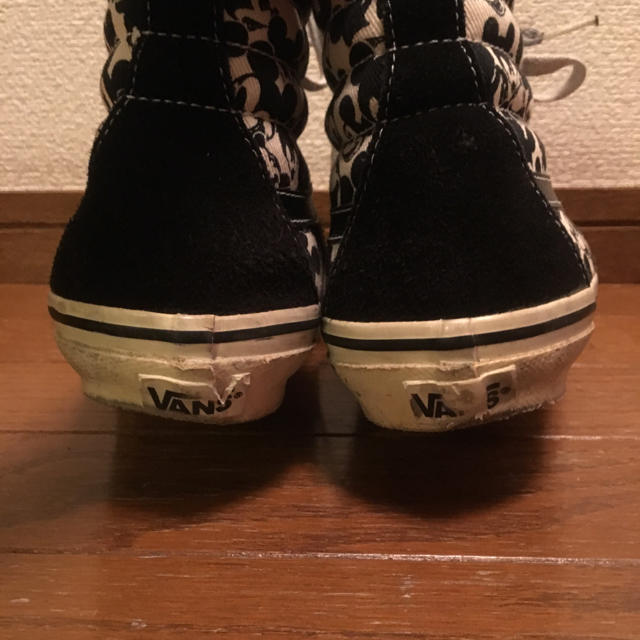 VANS×BEAMS×Disney /別注/黒×白/ミッキーマウス/27.5㎝