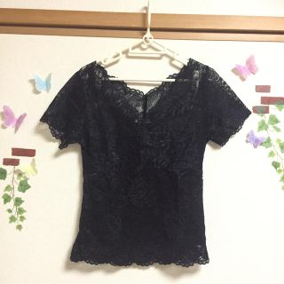 コルザ(COLZA)の♡ 総レース Ｖネック トップス ♡(カットソー(半袖/袖なし))