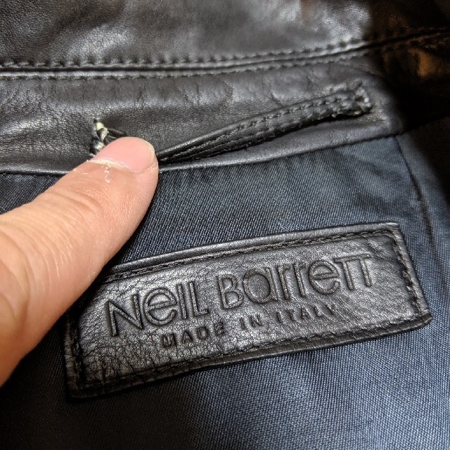 NEIL BARRETT(ニールバレット)のニールバレット　レザージャケット メンズのジャケット/アウター(レザージャケット)の商品写真