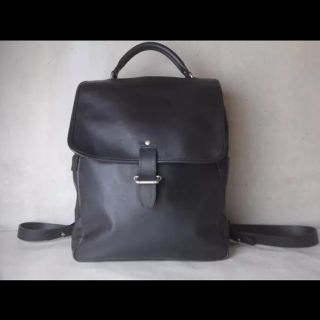 マルタンマルジェラ(Maison Martin Margiela)のmaison margiela black leather backpack(バッグパック/リュック)