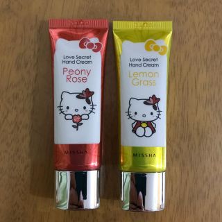 ミシャ(MISSHA)の【ハローキティ コラボ】ハンドクリーム 2本セット(ハンドクリーム)