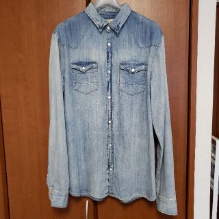 オールセインツ(All Saints)の【新品】ALLSAINTS デニムウエスタンシャツ M オールセインツ(シャツ)