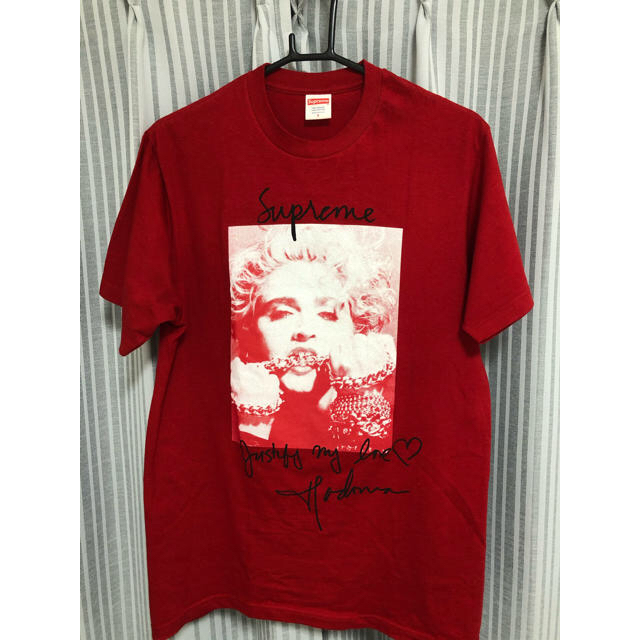 新品 18aw Supreme Madonna Tee RED L マドンナ