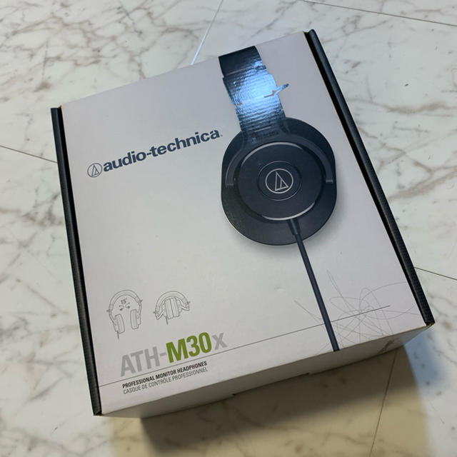 audio-technica(オーディオテクニカ)のaudio-technica  モニターヘッドホン ATH-M30x スマホ/家電/カメラのオーディオ機器(ヘッドフォン/イヤフォン)の商品写真