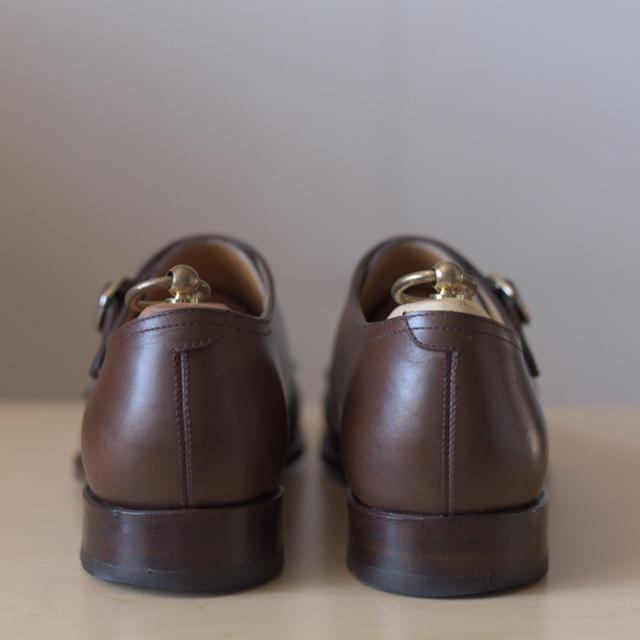 REGAL(リーガル)のレイマー ダブルモンクストラップ 25.5cm 茶 ハンドソーンウェルト メンズの靴/シューズ(ドレス/ビジネス)の商品写真
