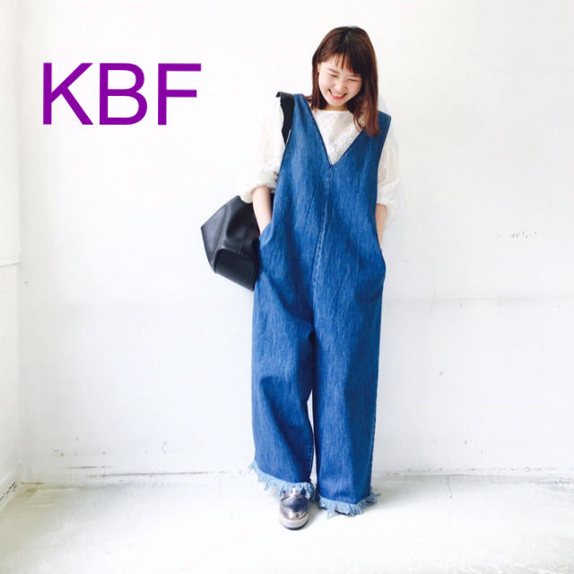 KBF  デニムオールインワン