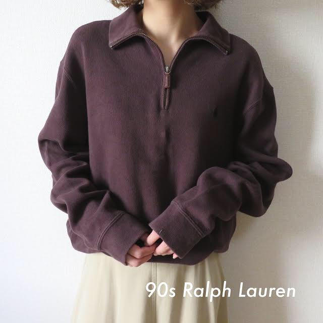 最終値下げ！　Polo ラルフローレン　vintage 90s halfzip