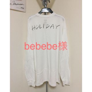 ホリデイ(holiday)のholiday スーパーファインロングスリーブTシャツ ①(Tシャツ(長袖/七分))