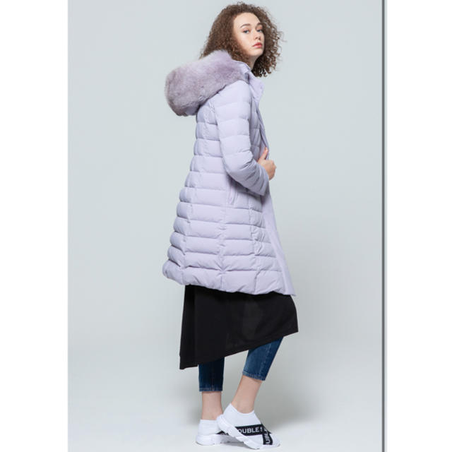 ダブルスタンダード フォックスファー付きダウンコート2018AW