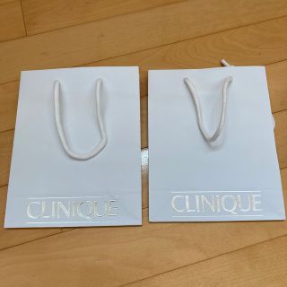 クリニーク(CLINIQUE)のCLINIQUE 紙袋2枚セット(ショップ袋)