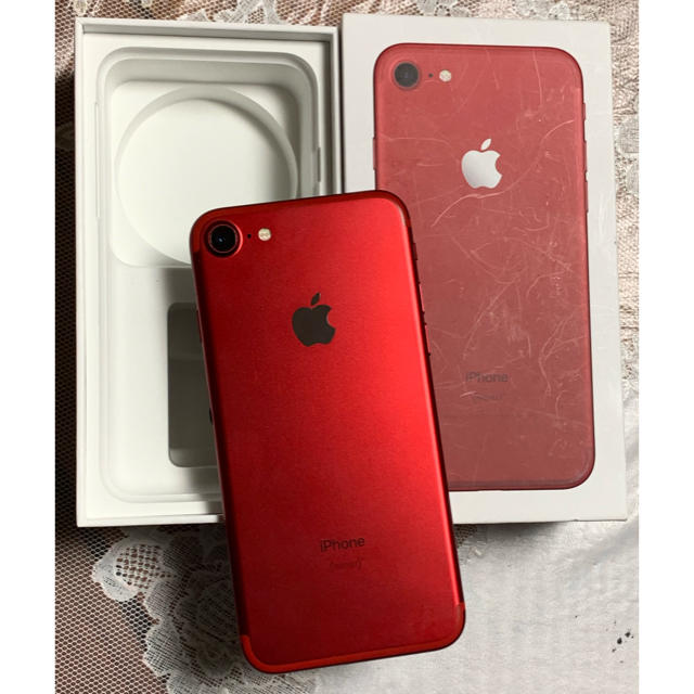 iPhone7 red 128GB au