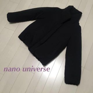 ナノユニバース(nano・universe)のブラック ショートダウン(ダウンコート)