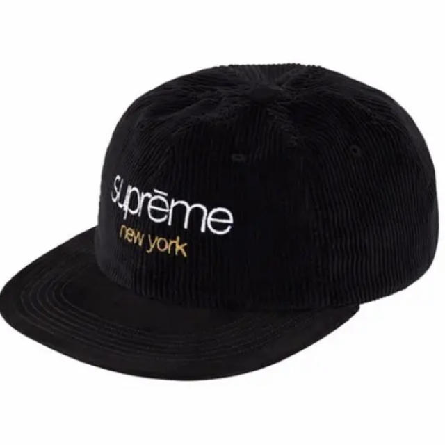 supreme classic logo corduroy 6-panel 新品