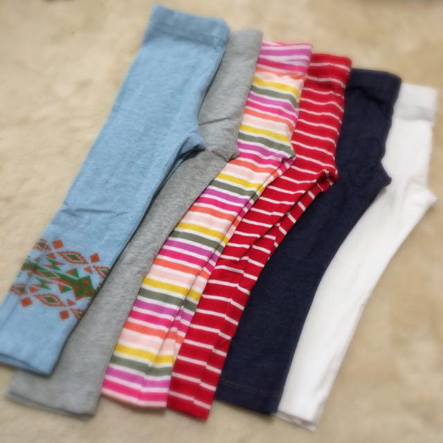 Old Navy(オールドネイビー)のレギンス6本セット キッズ/ベビー/マタニティのキッズ服女の子用(90cm~)(パンツ/スパッツ)の商品写真