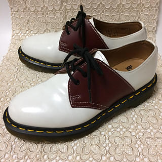 ドクターマーチン(Dr.Martens)のドクターマーチン × コムコム 3ホールシューズ UK5 美品 イングランド製(ローファー/革靴)