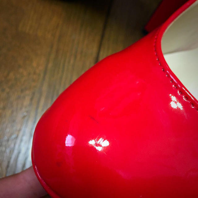 GRL(グレイル)の真っ赤なパンプス♡値下げしました レディースの靴/シューズ(ハイヒール/パンプス)の商品写真