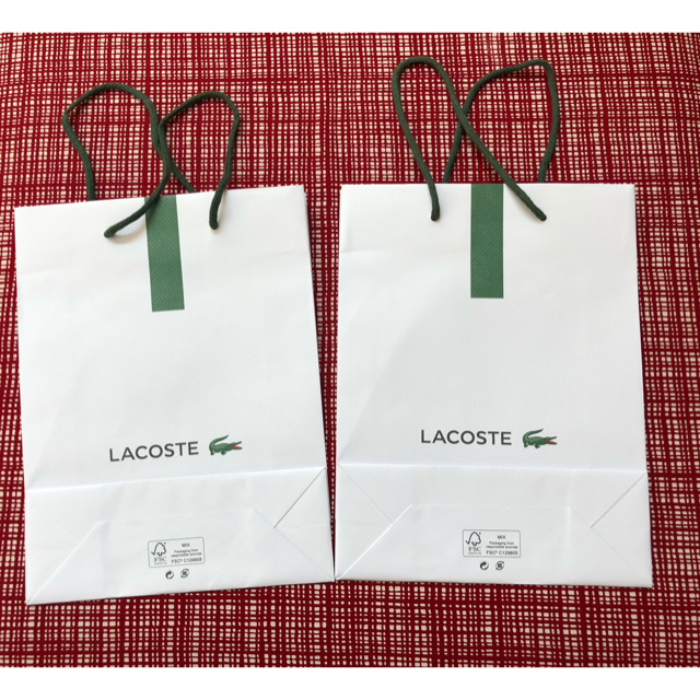 LACOSTE(ラコステ)のlacoste 紙袋 レディースのバッグ(ショップ袋)の商品写真