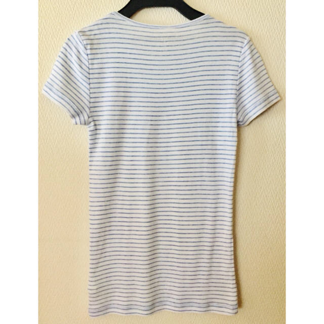 GAP(ギャップ)のGAP ギャップ  ブルーボーダー Tシャツ レディースのトップス(Tシャツ(半袖/袖なし))の商品写真