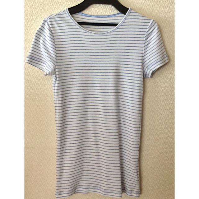 GAP(ギャップ)のGAP ギャップ  ブルーボーダー Tシャツ レディースのトップス(Tシャツ(半袖/袖なし))の商品写真