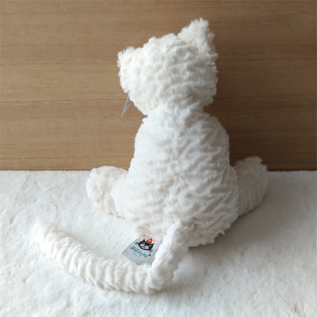 JELLYCAT 白猫 ネコ ぬいぐるみ M 21cm 1