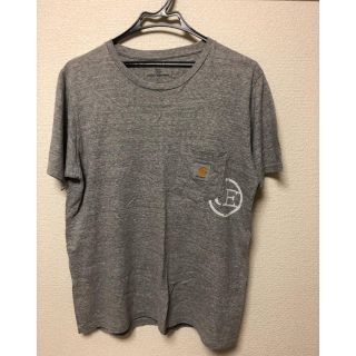 ユニフォームエクスペリメント(uniform experiment)のカーハート✖️ユニホームエクスペリメント Ｔシャツ グレー Ｌサイズ(Tシャツ/カットソー(半袖/袖なし))
