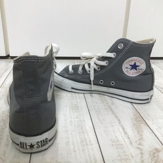 コンバース(CONVERSE)のコンバースハイカットグレー 24.5(スニーカー)