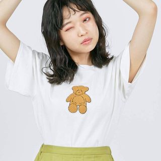 メリージェニー(merry jenny)のmerry jenny teddyTシャツ(Tシャツ(半袖/袖なし))