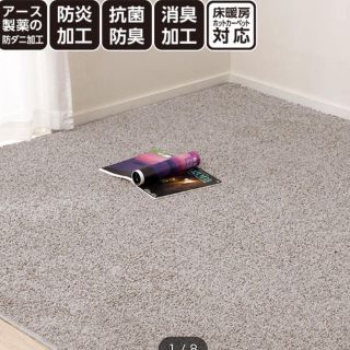 ニトリ(ニトリ)のカーペット 200X250 処分対象(カーペット)