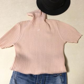 クレージュ(Courreges)のカシミヤ100半袖ニット(ニット/セーター)