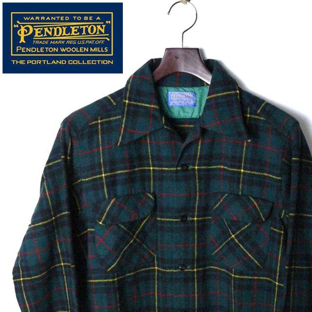 早い者勝ち！70s ペンドルトン　オンブレ　ウールシャツ　Pendleton