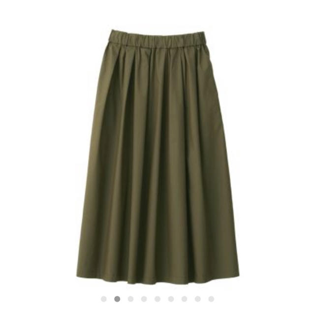 MUJI (無印良品)(ムジルシリョウヒン)の新品✴︎ストレッチ高密度織りイージーギャザースカート レディースのスカート(ロングスカート)の商品写真