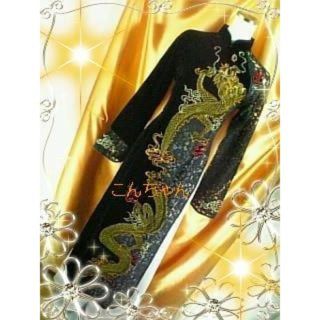 ★世界一安い!超高級(^O^)/昇り龍アオザイ★L★定価¥185.000★ ★世界一安い!超高級(^O^)/昇り龍アオザイ★L★定価¥185.000★