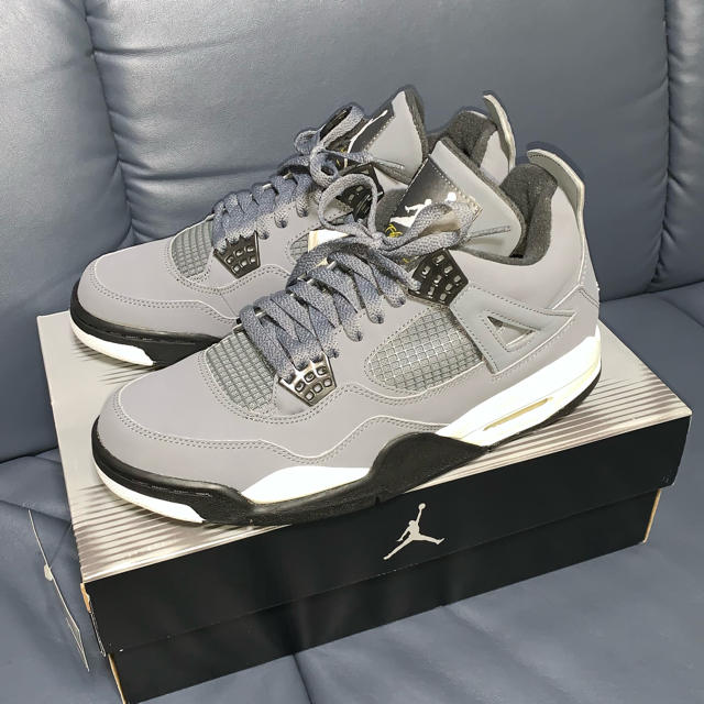 NIKE(ナイキ)の2004 NIKE AIR JORDAN 4 COOLGREY 27.0cm メンズの靴/シューズ(スニーカー)の商品写真