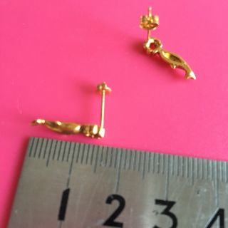 K18YG イルカのピアス シチズン宝飾 18金 - www.top4all.pl