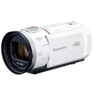 パナソニック(Panasonic)の新品 Panasonic 4Kビデオカメラ HC-VX2M ホワイト 64GB(ビデオカメラ)