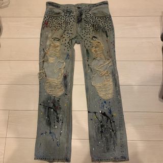NUMBER (N)INE - ナンバーナイン 06SS ペンキ スタッズ デニムの通販