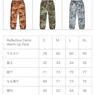 Supreme - 美品 Supreme Reflective Camo Pants Mの通販 by junjunshop ...