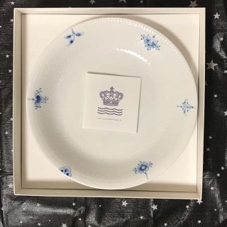 ロイヤルコペンハーゲン(ROYAL COPENHAGEN)のロイヤルコペンハーゲン 26㎝ ディーププレート ブルーパルメッテ ブロッサム(食器)