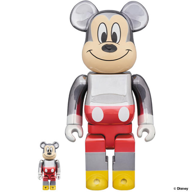 MEDICOM TOY(メディコムトイ)の即納 BE@RBRICK fragmentdesign MICKEY MOUSE エンタメ/ホビーのフィギュア(その他)の商品写真