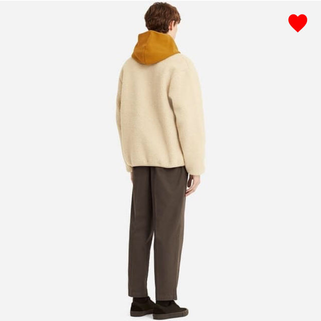 UNIQLO(ユニクロ)の新品 UNIQLO U フリースカーディガン ベージュ Ｓ メンズのトップス(カーディガン)の商品写真