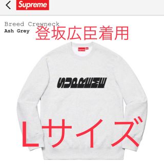 登坂広臣着用 Supreme Breed Crewneck Ash Grey S