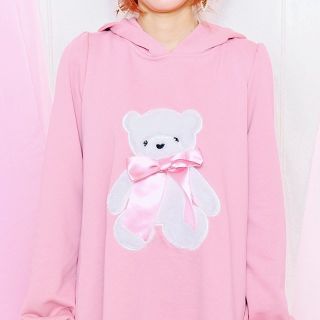 プリメロの MA*RS - プリメロ ふぅわふぅわくまちゃんパーカーワンピ