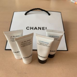 シャネル(CHANEL)のシャネル洗顔料サンプル４個セット(洗顔料)