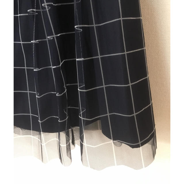 NATURAL BEAUTY BASIC(ナチュラルビューティーベーシック)のNATURAL BEAUTY BASIC✨チェックスカート レディースのスカート(ひざ丈スカート)の商品写真