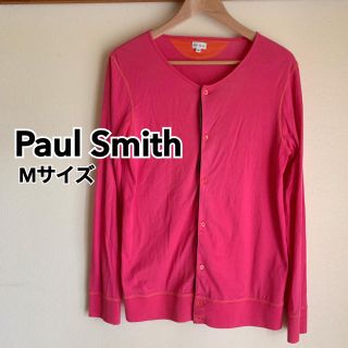 ポールスミス(Paul Smith)のPaul Smith ポールスミス★長袖 カーディガン M ピンク(カーディガン)