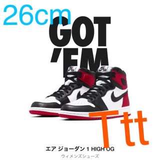 ナイキ(NIKE)のAIR JORDAN1 RETROHIGHOG SATI BlackToe(スニーカー)