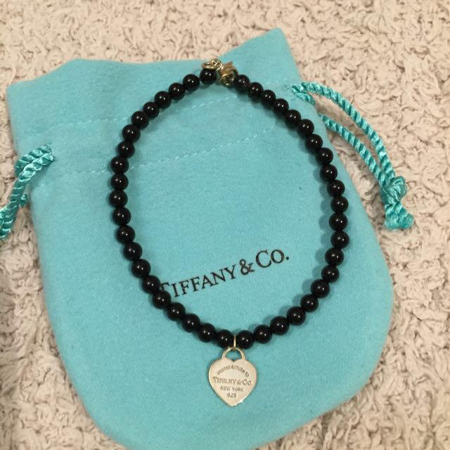 Tiffany & Co.(ティファニー)のティファニーブラックオニキスブレスレット レディースのアクセサリー(ブレスレット/バングル)の商品写真